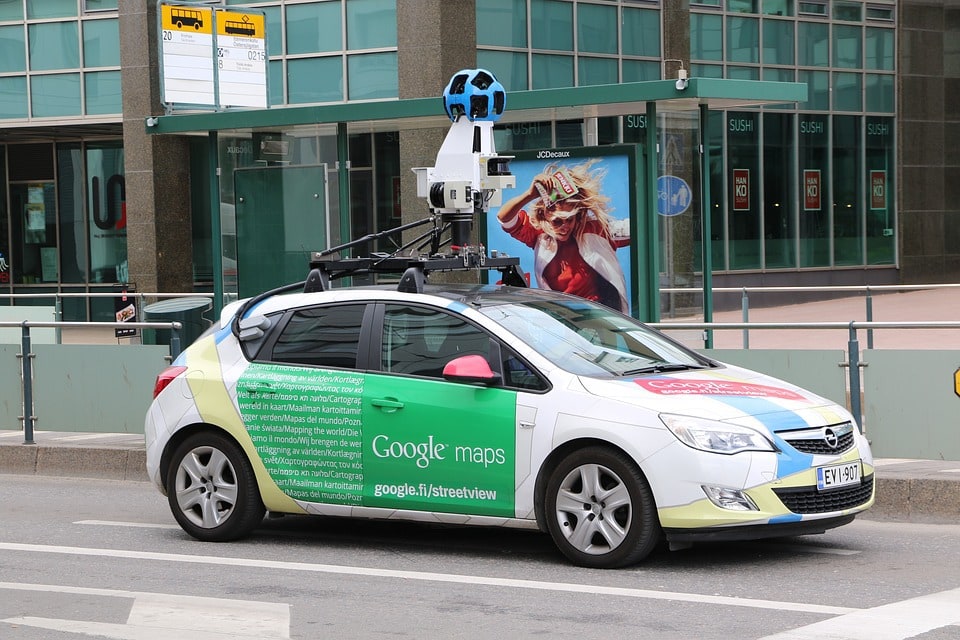 google maps sur voiture